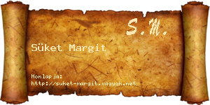 Süket Margit névjegykártya