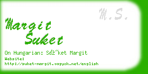 margit suket business card